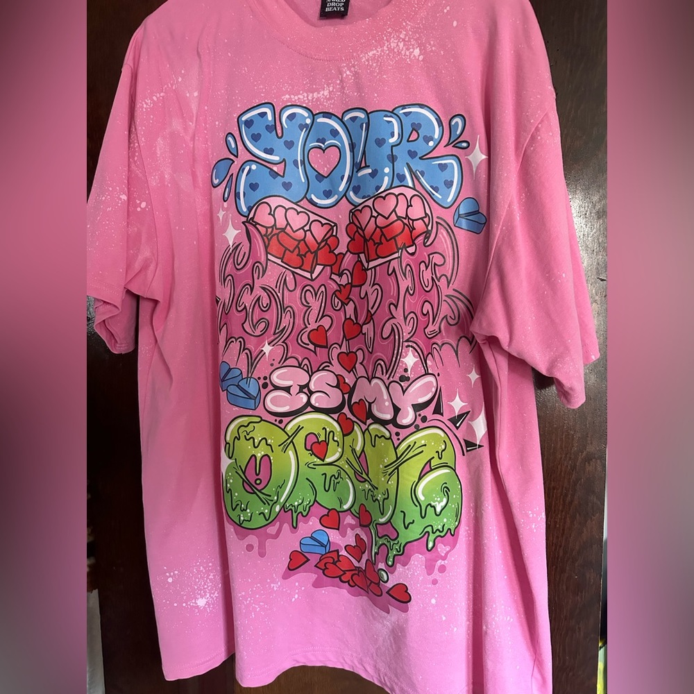 Naked When The Beat Drops Tee